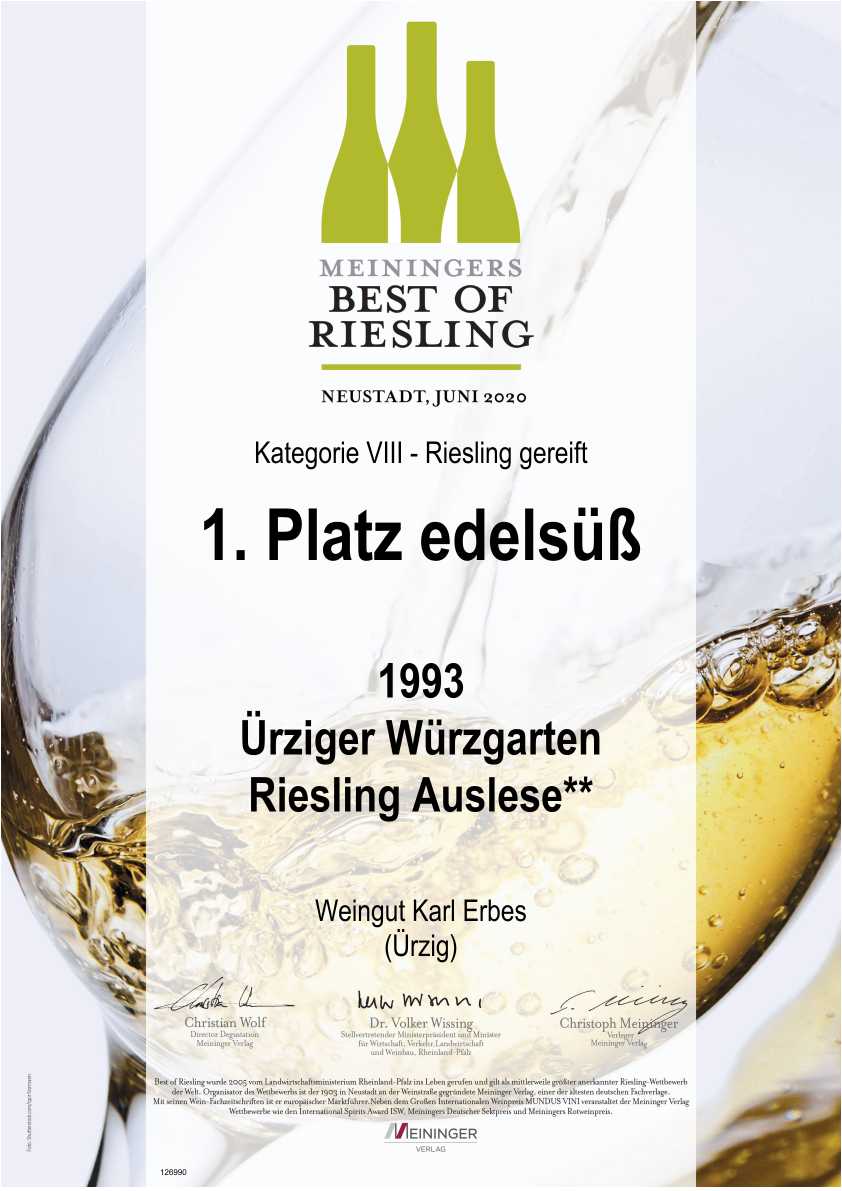 Erbes - Riesling-Weingut Weingut Karl Unser